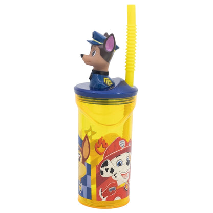 Vaso Paw Patrol Rescue Pups 3D con Figurita 360ml