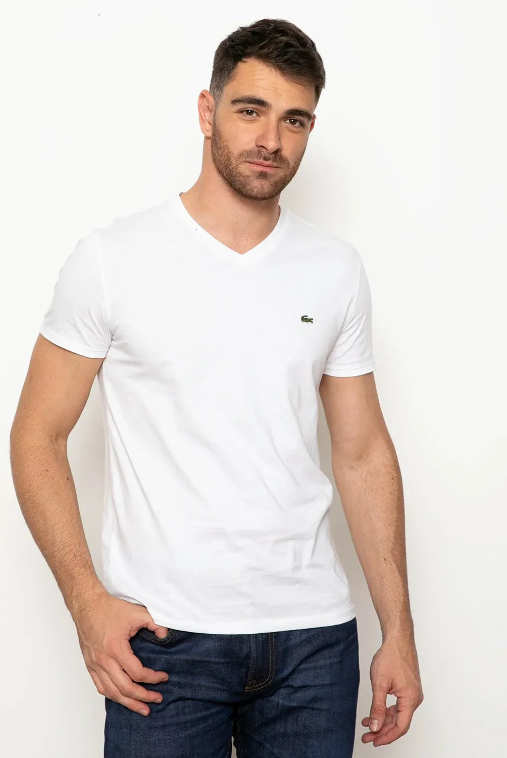 polera-hombre-shirts-algodón-blanca