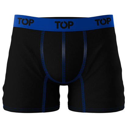 Tripack Bóxer Medio Hombre Liso Microfibra  C11