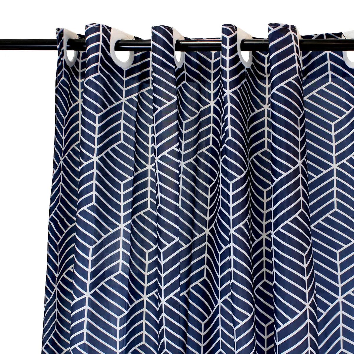 Cortina para baño Nautica Home  azul marino