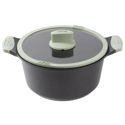 Olla 24 Cm Con Tapa Antiadherente Lekue