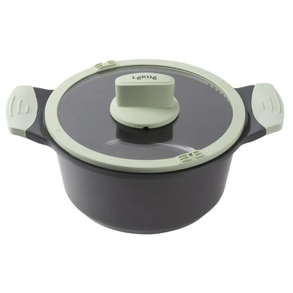 Olla 20 Cm Con Tapa Antiadherente Lekue