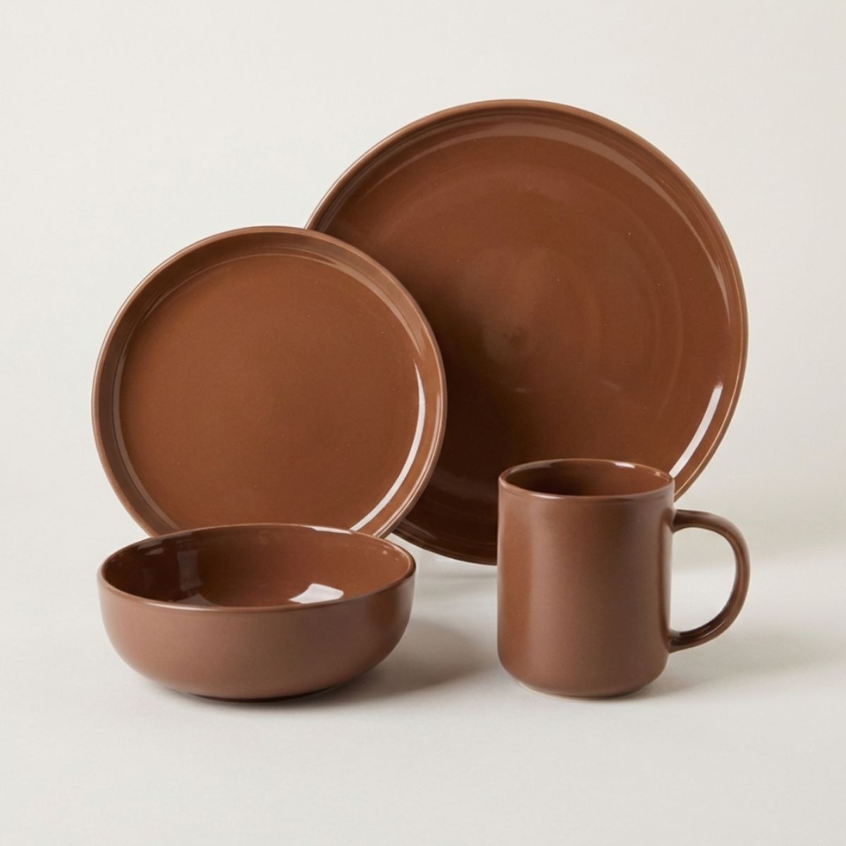 Juego De Vajilla 16 piezas Loza Cerámica Coffee