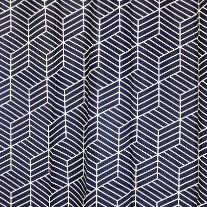 Cortina para baño Nautica Home  azul marino