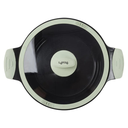 Olla 24 Cm Con Tapa Antiadherente Lekue