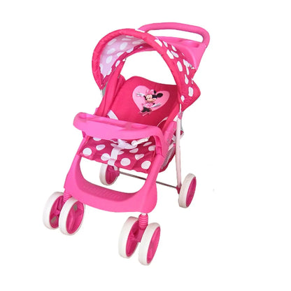 Coche de Juguete para Muñeca + Cuna Minnie Disney