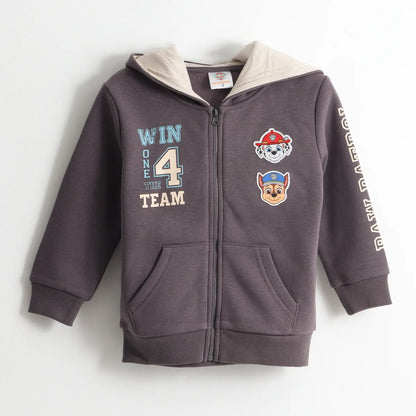 Polerón Cierre Niño Hoodie Chase & Marshall Gris
