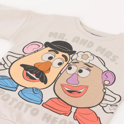 Polerón Cerrado Niña Mr & Mrs Potato Toy Story Beige
