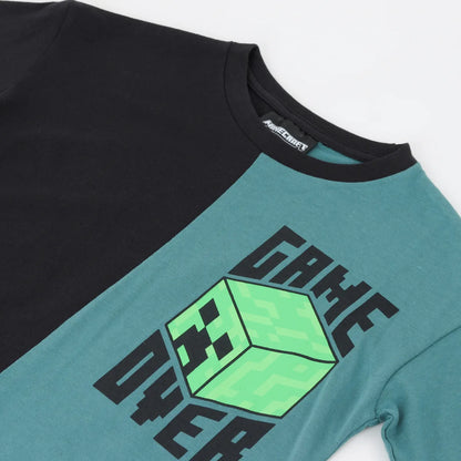 Polera Manga Larga Niño Game Over Negro
