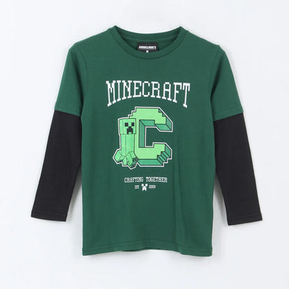 Polera Doble Manga Niño Creeper Verde