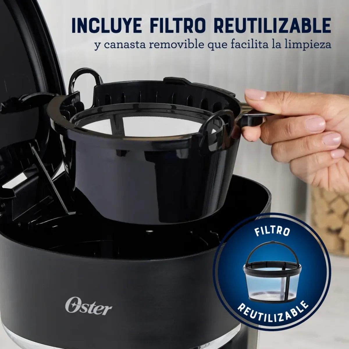 Cafetera Oster Programable 12 Tazas