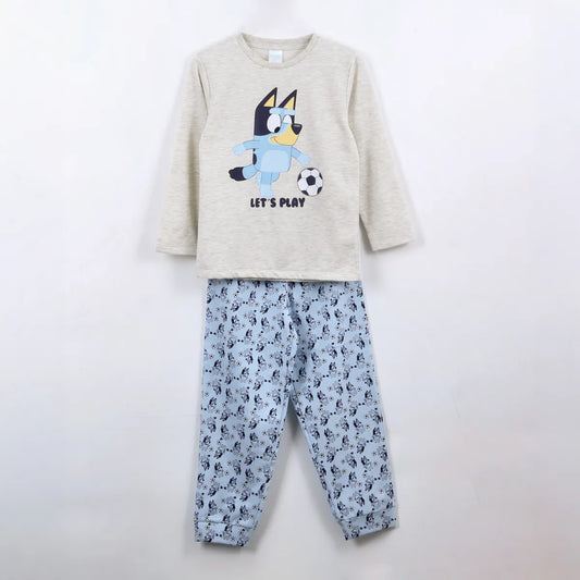 Pijama Manga Larga Niño Lets Play Azul
