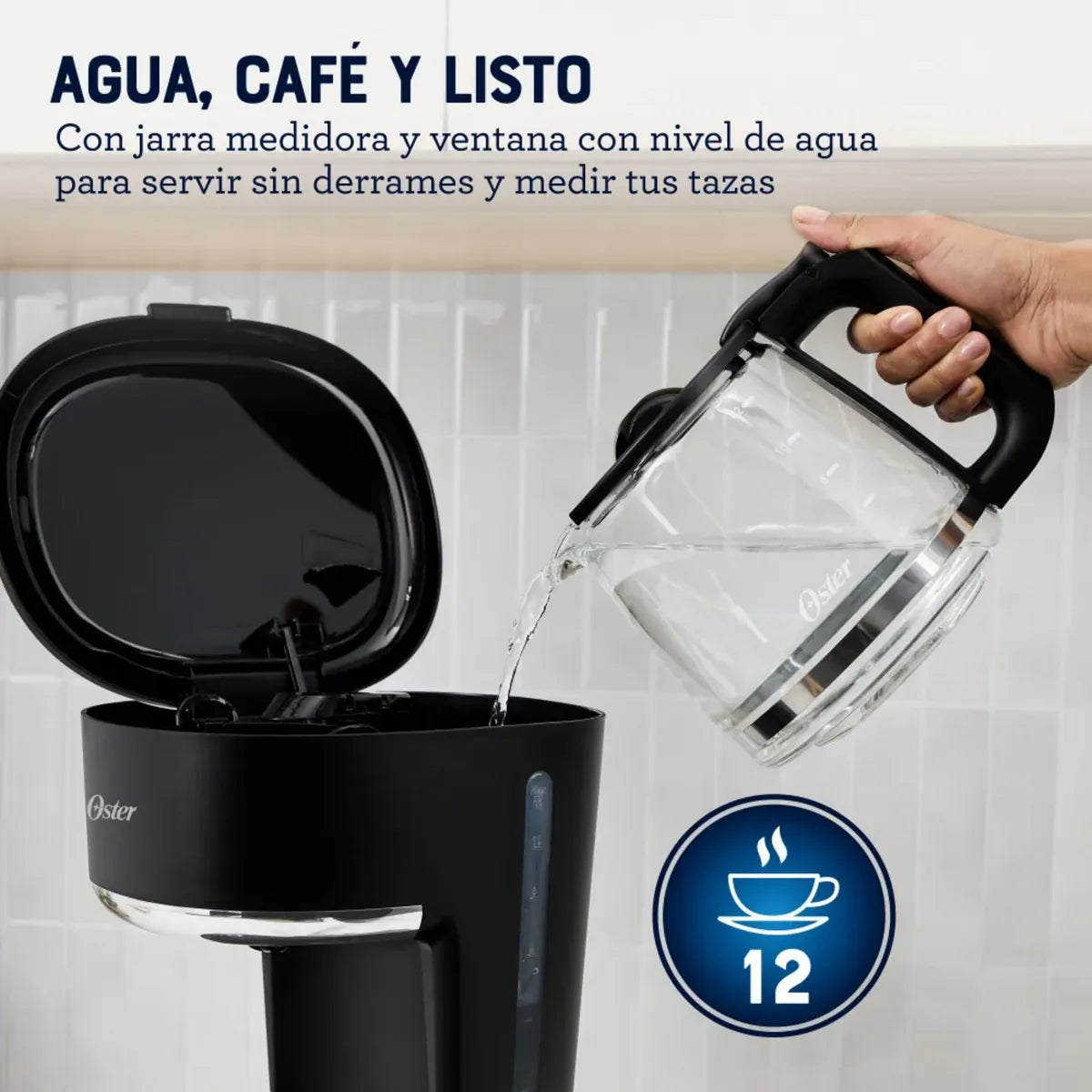 Cafetera Oster Programable 12 Tazas