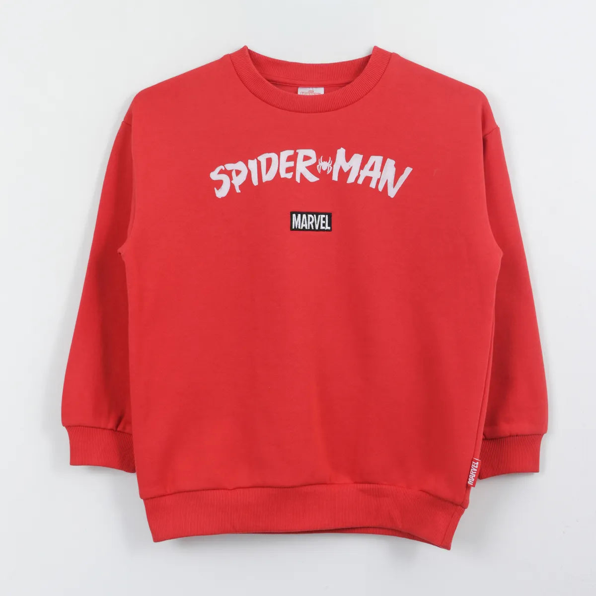 Polerón Cerrado Niño Spiderman Back Print Rojo