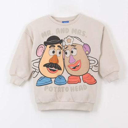 Polerón Cerrado Niña Mr & Mrs Potato Toy Story Beige