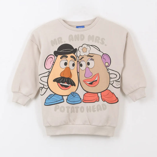 Polerón Cerrado Niña Mr & Mrs Potato Toy Story Beige