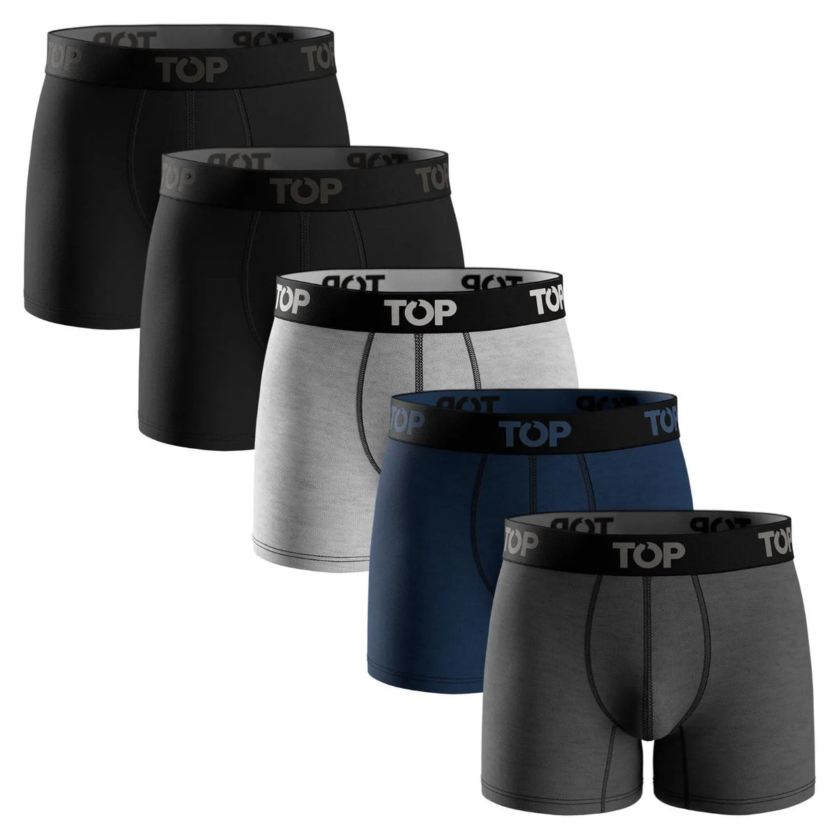 Pack De 5 Bóxer Medio Hombre Algodón C8