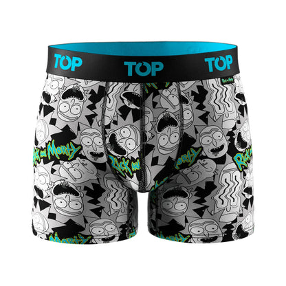 Tripack Bóxer Medio Algodón Rick and Morty C4