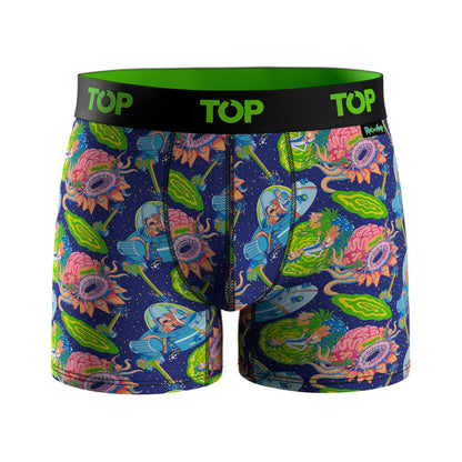 Tripack Bóxer Hombre Medio Algodón Rick and Morty C1