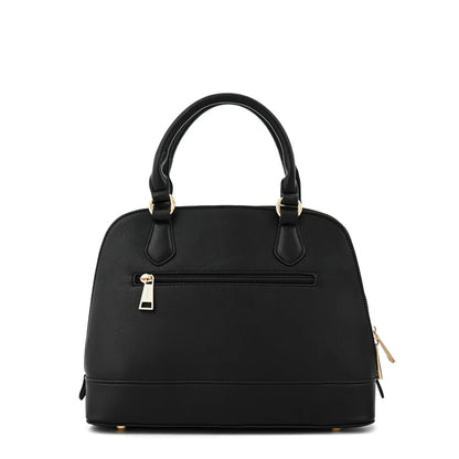 Cartera Mujer Dos Asas Mediana Ramona Negro