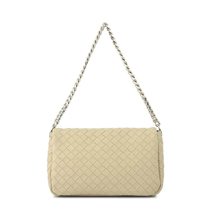 Cartera Mujer Bandolera Con Tapa Mediana Bercy Beige