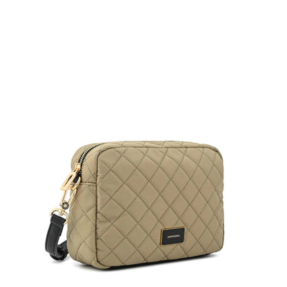 Cartera Mujer Bandolera Mediana Bugi Taupe