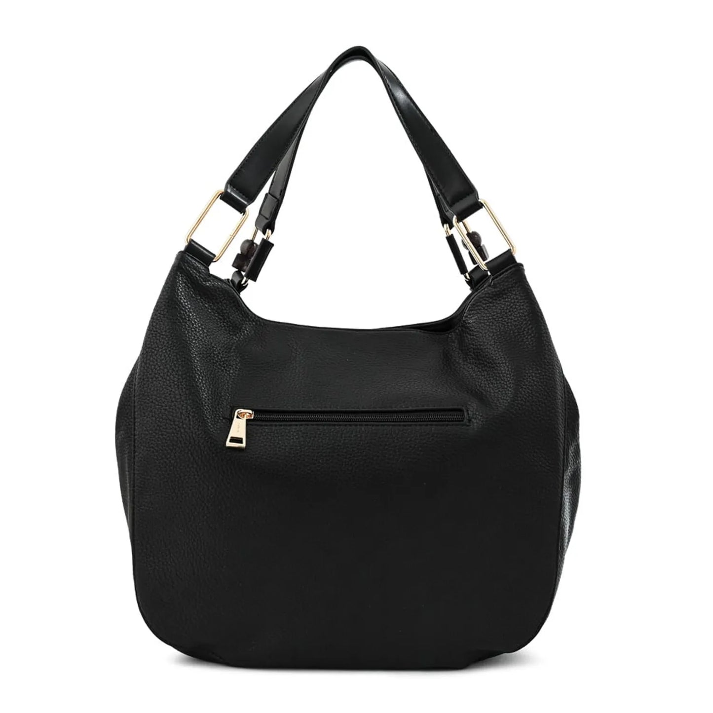 Cartera Mujer Dos Asas Grande Vermel Negro