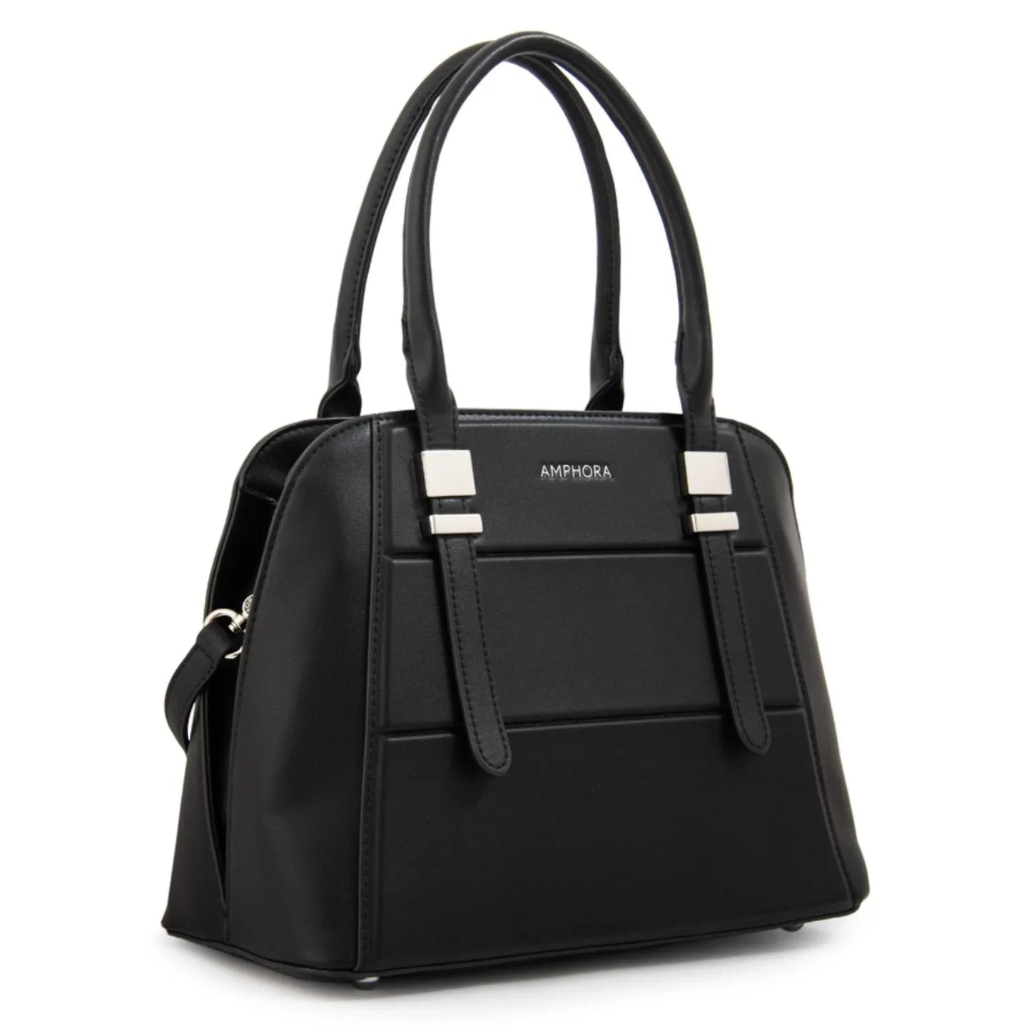 Cartera Mujer Dos Asas Sun Mediana Negro