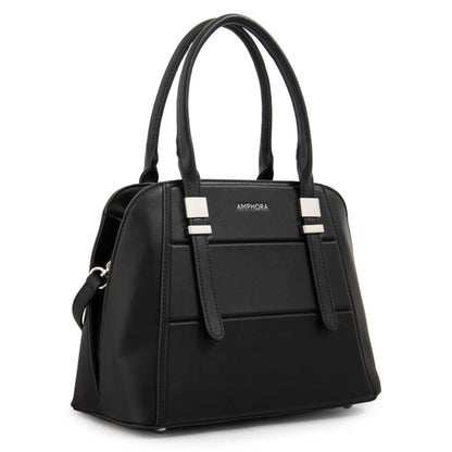 Cartera Mujer Dos Asas Sun Mediana Negro