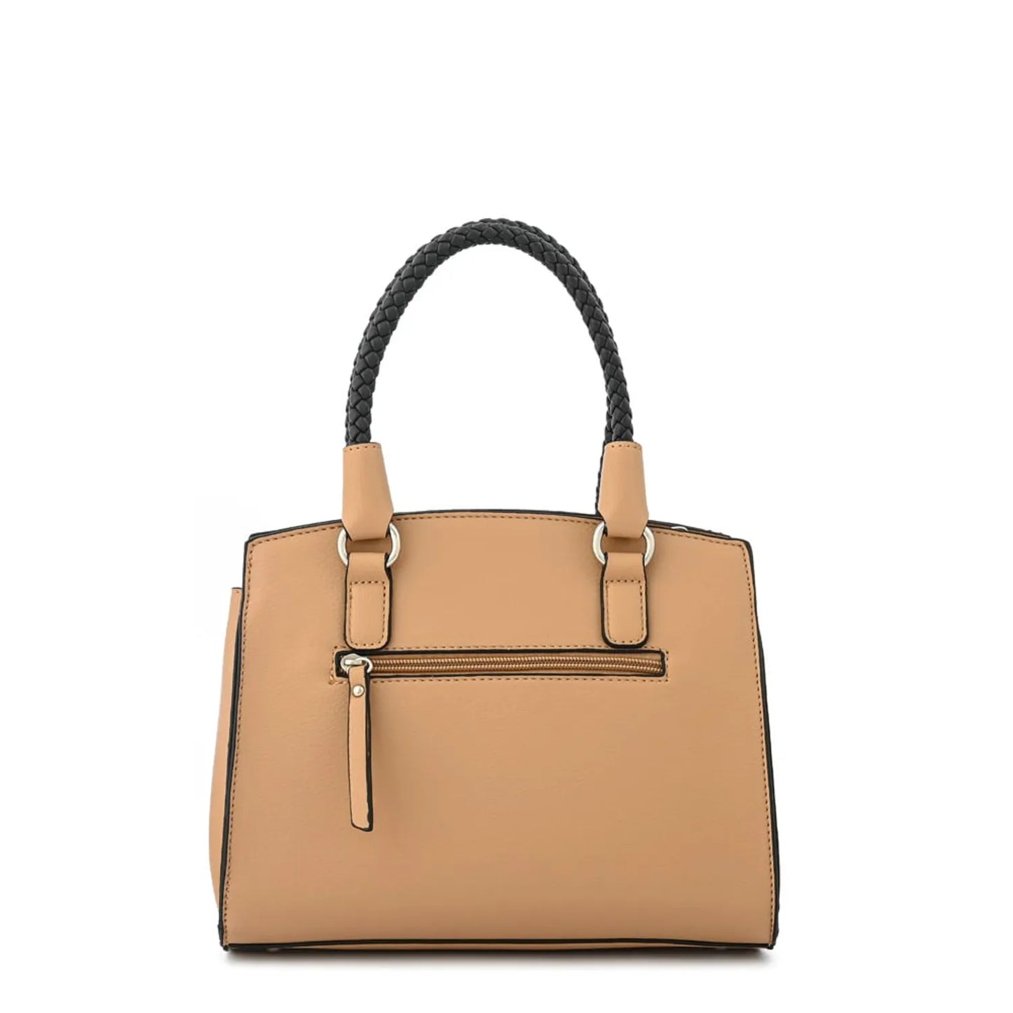 Cartera Mujer Dos Asas Mediana Rosine Beige