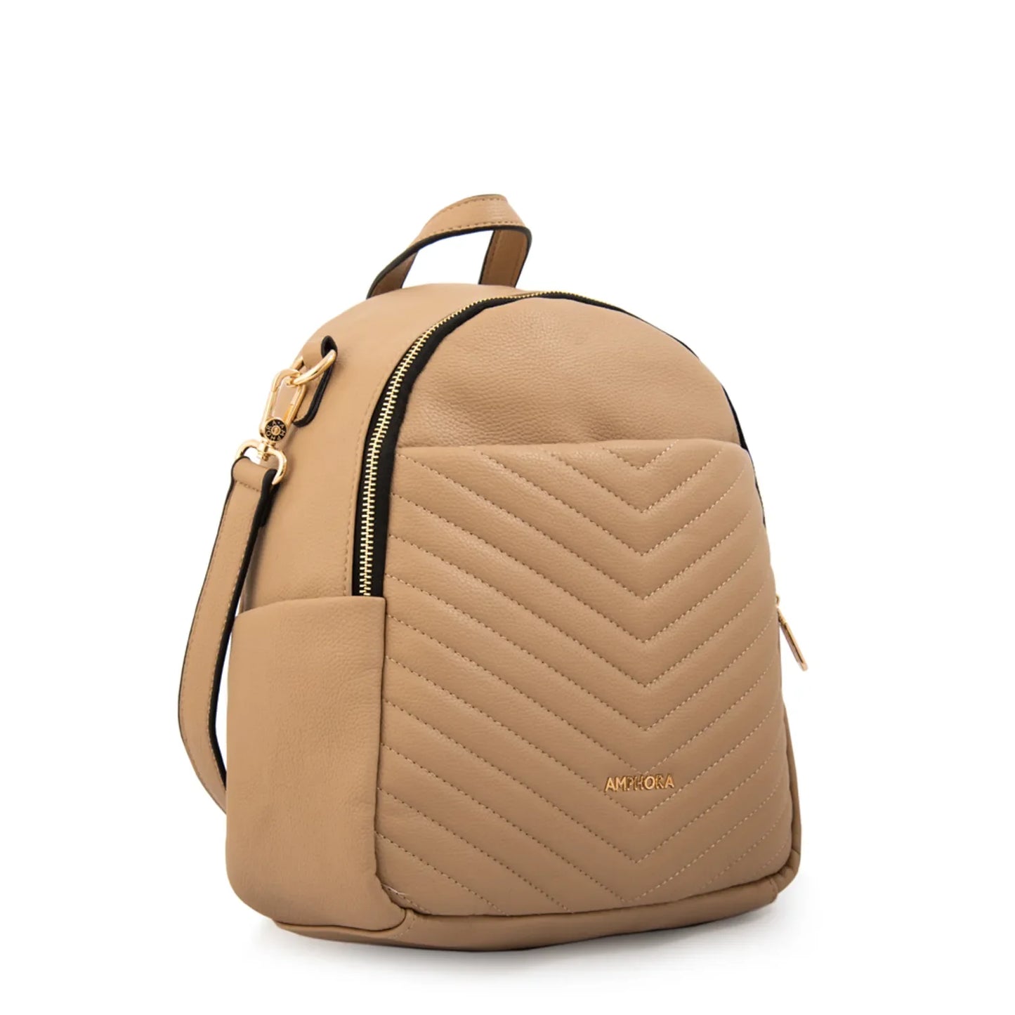 Mochila Mujer Filomena Mediana Beige Oscuro