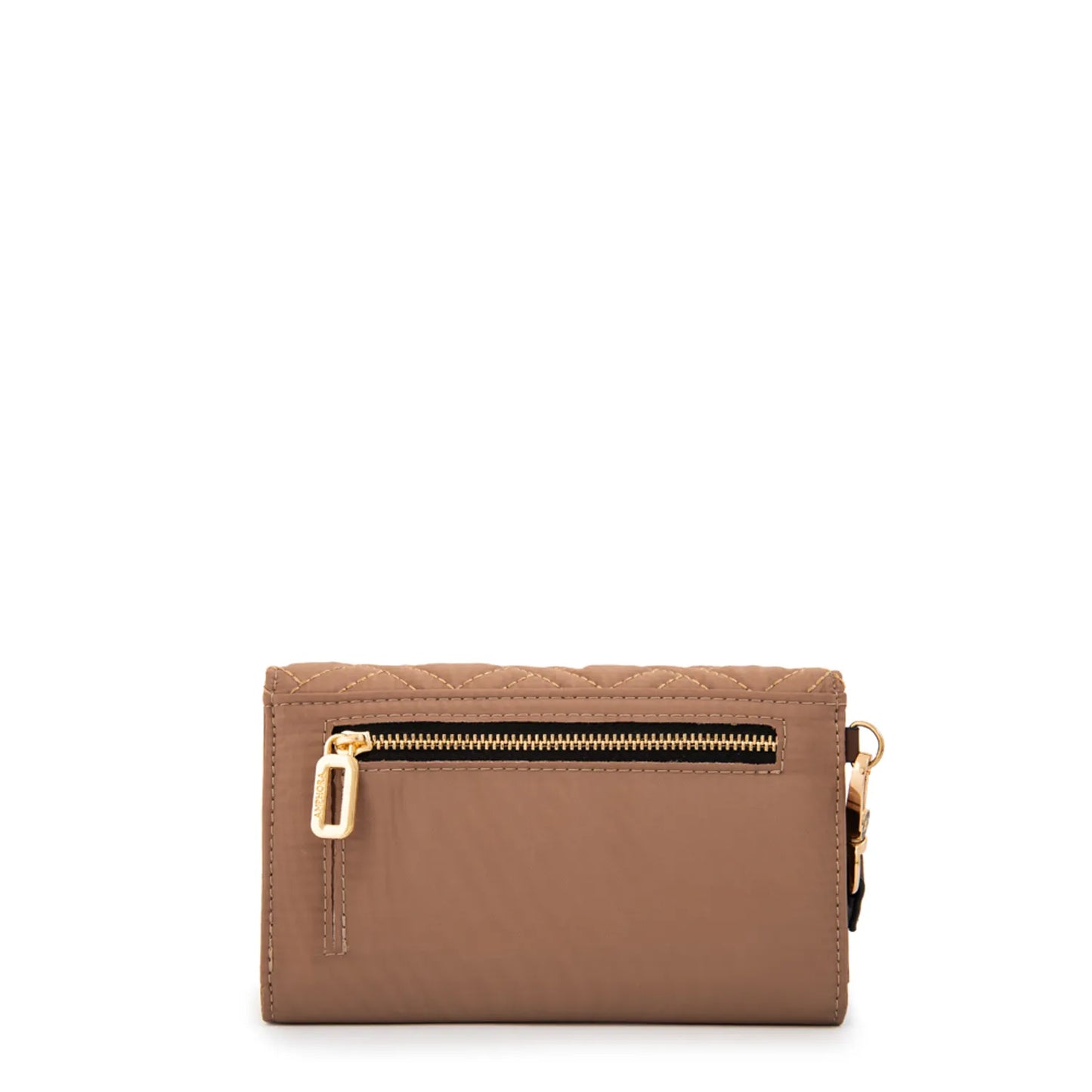 Billetera Mujer Mediana Gambia Beige Oscuro