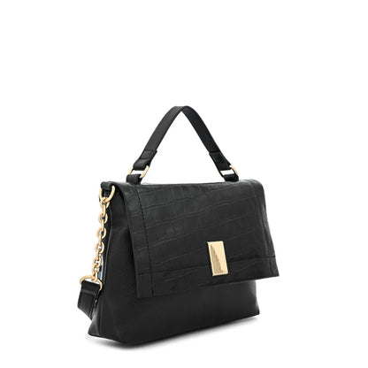 Cartera Mujer Bandolera Mediana Thais Negro Especial