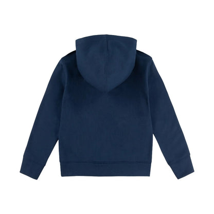 Poleron Niño Hoodie Small Logo Azul