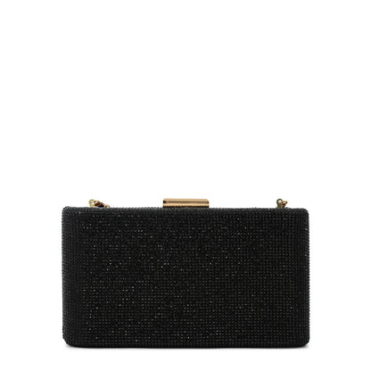 Cartera Mujer Fiesta Oxidiana Pequeña Negro