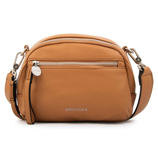 Cartera Mujer Bandolera Fany Mediana Camel