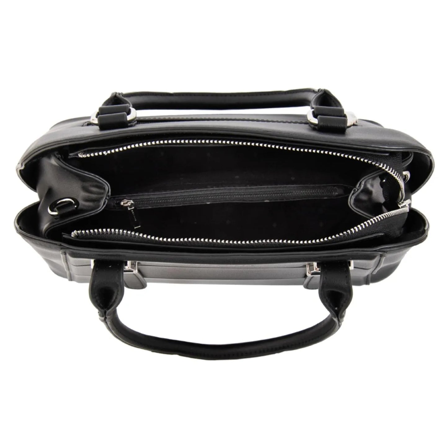 Cartera Mujer Dos Asas Sun Mediana Negro