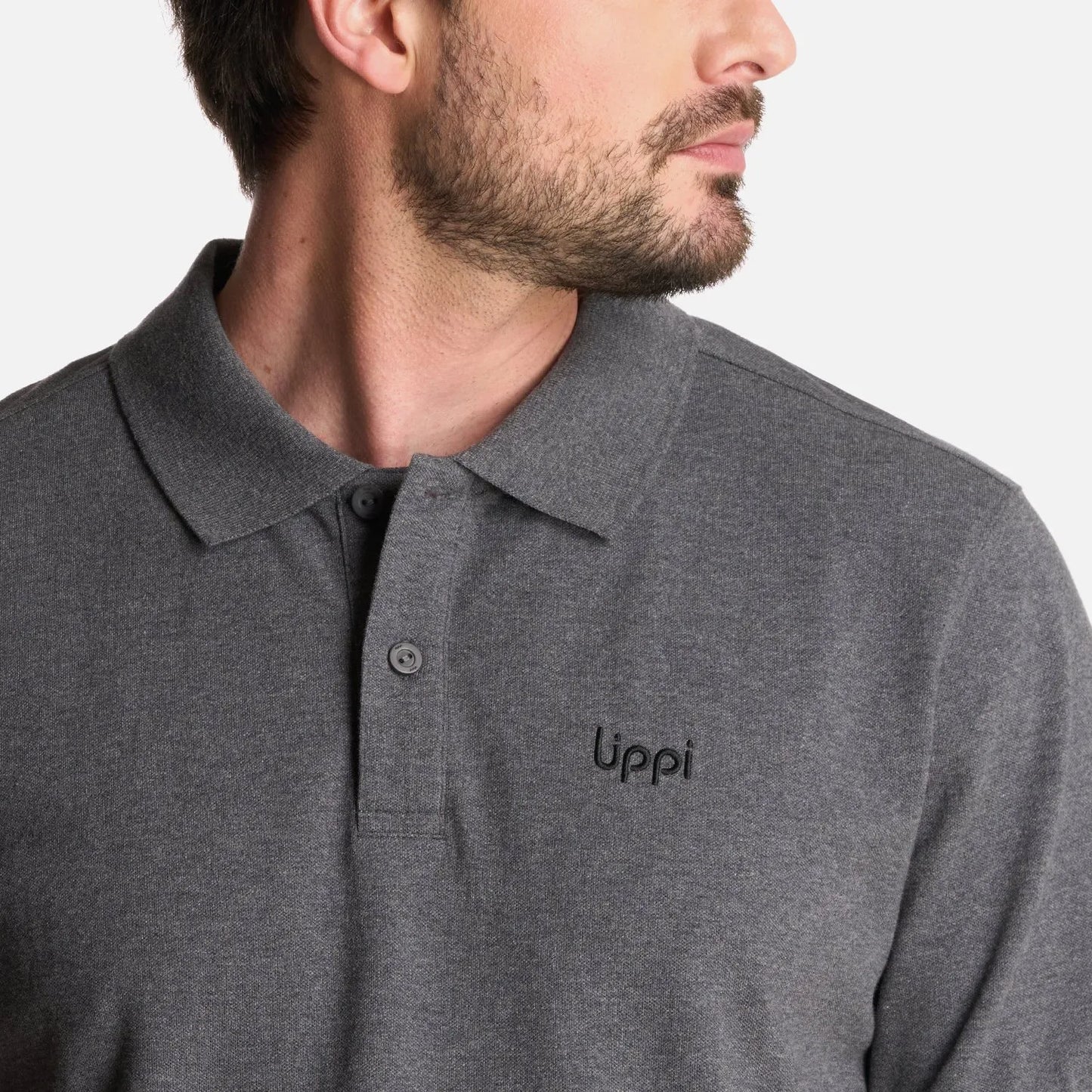 polera-hombre-first-class-elastic-polo-gris-melange-