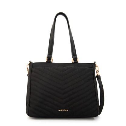 Cartera Dos Asas filomena mediana negro especial