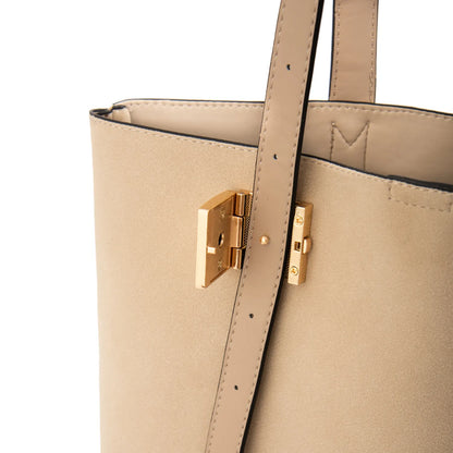 Cartera Mujer Dos Asas Brisy Grande Beige