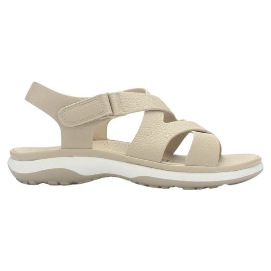 Sandalia Mujer Beige Casual Gretta-1