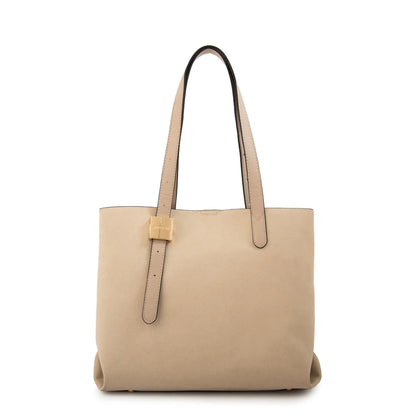 Cartera Mujer Dos Asas Brisy Grande Beige