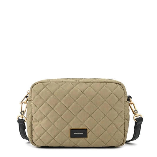 Cartera Mujer Bandolera Mediana Bugi Taupe