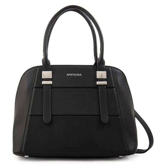 Cartera Mujer Dos Asas Sun Mediana Negro