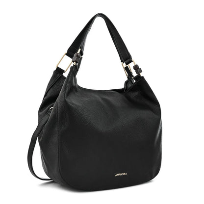Cartera Mujer Dos Asas Grande Vermel Negro