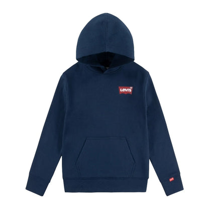 Poleron Niño Hoodie Small Logo Azul