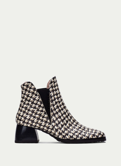 Botín Mujer marsella blanco negro