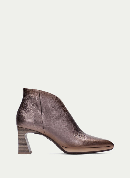 Botín Mujer atlanta taupe metalizado