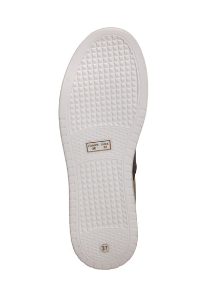 Zapatilla Mujer Cuero Bora Bronce