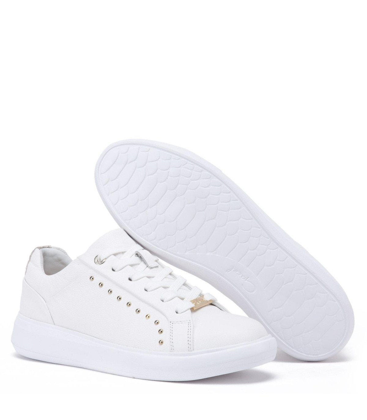 Zapatilla Mujer Tachas Rosalia Blanco
